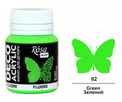 Akrylová barva Rosa Decor 20ml 192 Fluo green